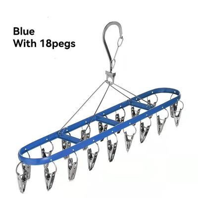 China Modern Modern Indoor Clothing Hanger And Multifunctional Stainless Steel Sock Hanger for sale