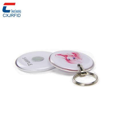 China Customized Waterproof Epoxy Waterproof / Waterproof Tag Rfid Nfc Key Chain for sale