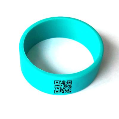 China hot sale ustom logo rfid waterproof/waterproof nfc hot sale rfid open loop silicone wristbands flexible rfid for sale