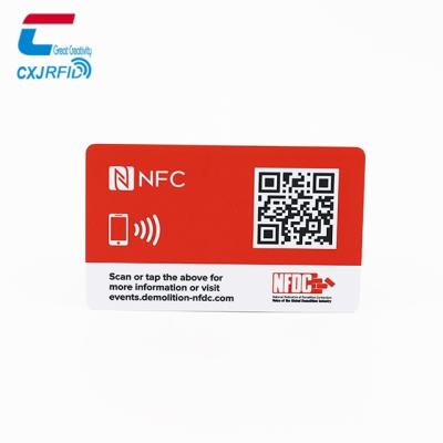 China Waterproof / Waterproof Programmable NFC Chip PVC RFID Business Card for sale