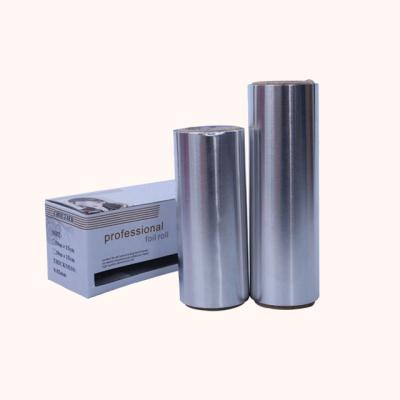 China Embossed Silver Hairdressing Aluminum Foil Paper Roll for sale