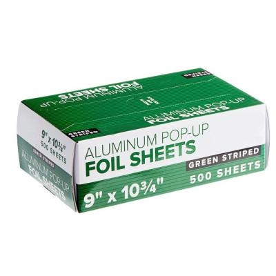 China Interfolded Eco - Friendly Durable Use Automatic Aluminum Foil Wrap Paper Sheet for sale