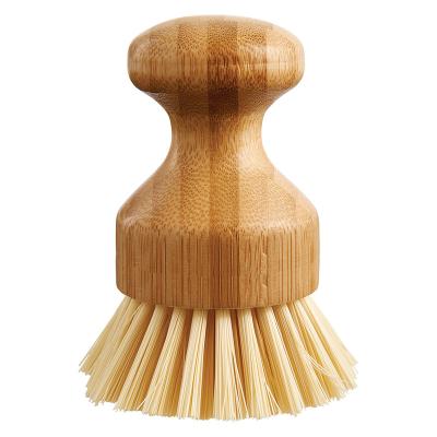 China WanuoCraft Sustainable Bamboo Wash Sweep Biodegradable Natural Pot Dish Bottle Cup Dish Kitchen Scrubbing Cleaning Brush for sale