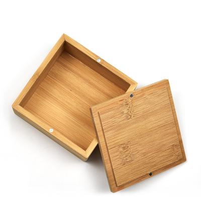 China Europe WanuoCraft Gift Box Magnetic Packaging Custom Bamboo Storage Boxes Case for sale