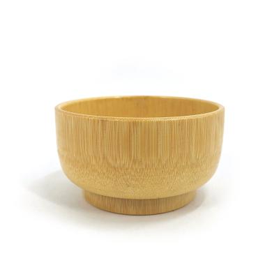 China Morden Wanuocraft Natural Handmade Sustainable Kids Tableware Eco Friendly Customized Kids Feeding Dinner Baby Bamboo Bowl for sale