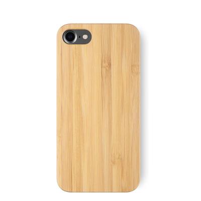 China WanuoCraft Simple Easy Bamboo Wood Carving Phone Case Cover Shockproof Hard Back Cover Cases for sale