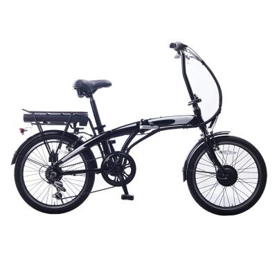 China Aluminum Alloy 20 Inch Frame Foldable Electric Bicycle Brushless Motor Electric Folding Bike for sale