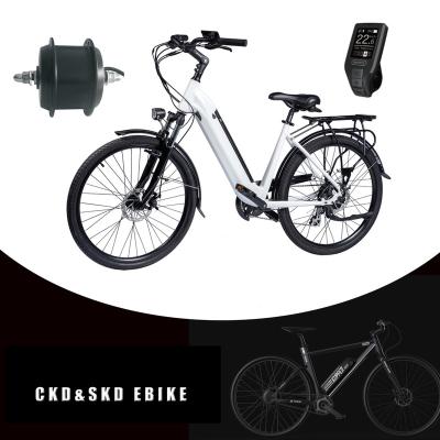 China Standard Supper 48V 500W Bafang Motor Power Ebike 28 Inch City Trekking Electric Bike With Hidden Lithium Battery for sale