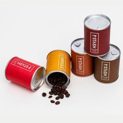 China Recyclable Custom Eco-Friendly Cylinder Packaging Food Grade Logo Printed Paper Tube For Coffee Beans Box Compound Paper Maker for sale