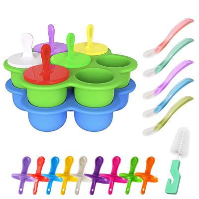 China BPA Factory Price China Popsicles Tray Molds Ice Cream Mold Free Non-Stick Popsicles for sale