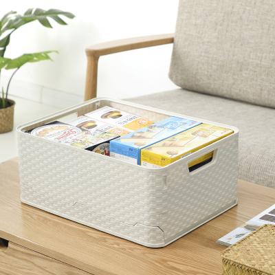 China Viable Durable Collapsible Box Plastic Stackable Collapsible Storage Box With Lid Folding Storage Bins for sale