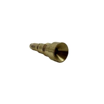 China Most Popular Copper Turning Parts Hollow Out Custom Lean Pipe Joint for sale