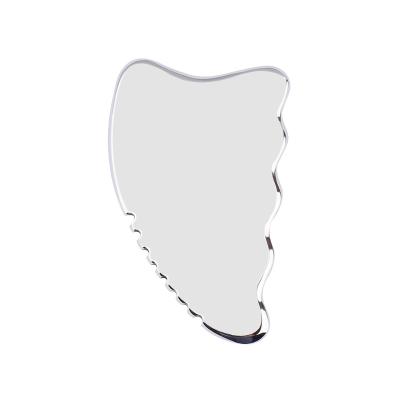 China Comfortable provide logo face scraper tool massage set cheap gua sha stainless steel facial gausha gua sha for sale