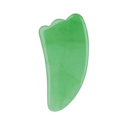 China High quality comfortable body facial massager custom logo mounted quartz gua sha jade stone scraping tool for sale