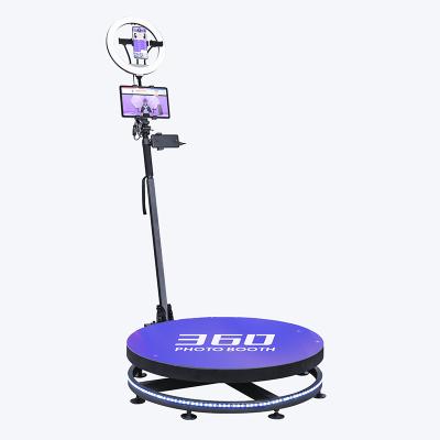 China Festival Drop Shipping Custom Logo Camera 360 Degree Photobooth Machine Video Spinner Led 360 Auto Photo Booth Rigs for sale