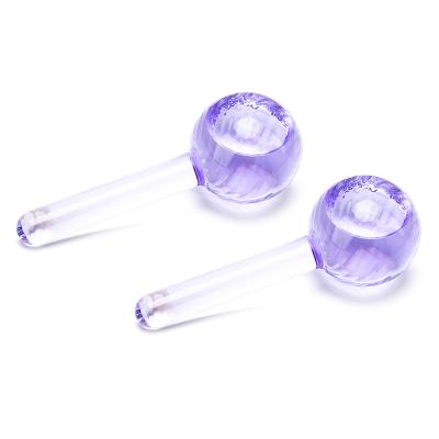 China Factory Comfortable Ice Crystal Ice Compress Reduce Puffy Detumescence Beauty Massager Ice Globe Eye Massage Roller Facial Water for sale