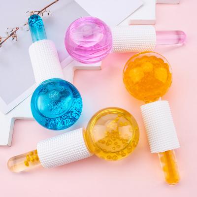 China Magic Ice Globes Factory Beauty Ice Balls Comfortable Facial Massage Roller Ice Globe Beauty Ball for sale