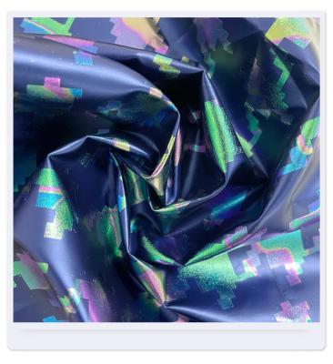 China Metal color waterproof single non-peeling and scratch-resistant coated fabric for sale