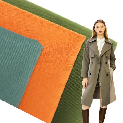 China Fusible T400 Twill Fabric 100% Fine-Textured Polyester Jacket Fabric for sale