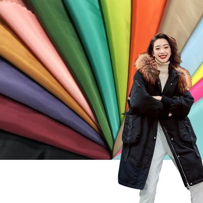 China 75D Waterproof Degradable Outdoor Sports Fabric Anorak Jacket Pie Like Memory Tops Down Composite Jacket Fabric for sale