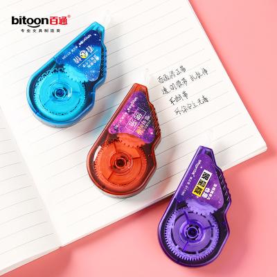 China New Style Eco-friendly Gifts Set Stationery School Supplies Speed ​​Design Universal Plastic Correction Tape For Kids for sale