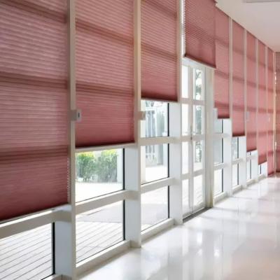 China Courtyard honeycomb smart electric curtain made in China, various models can be customized for sale