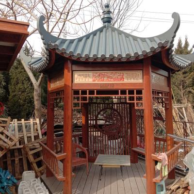 China 2022 Hot Selling Modern Outdoor Gazebo Gazebo High Quality Wooden Outdoor Waterproof Garden Gazebo New Design Manufacturers for sale