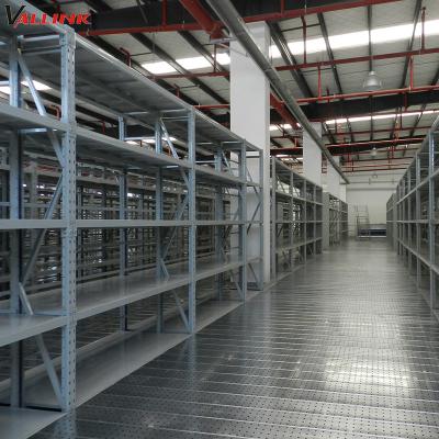 China Corrosion Protection Custom Height Adjustable Rack Supported Mezzanine Catwalk Systems for sale