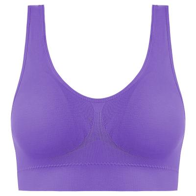 China 2022 QUICK DRY for women plus size wire lift less with removable performance yoga pads sports working bra for sale