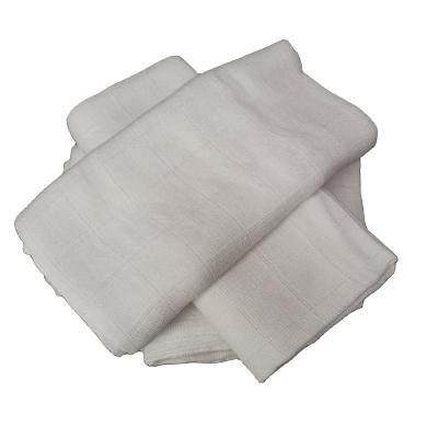 China 100%Cotton Baby Diaper Baby Plain Weave Towels for sale