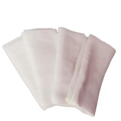 China 100%Cotton Gauze Baby Diaper Muslin Plain Weave Diaper for sale