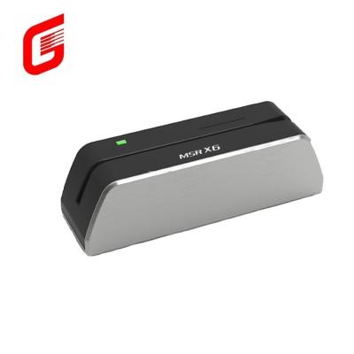 China MSR-X6 Magnetic Stripe Smart Contact Card Reader Writer for Card Reading and Writing for sale