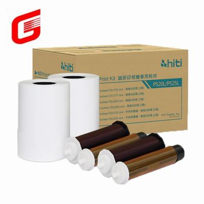 China Top- Hiti P525L Kit de impressão de papel fotográfico e fita para 5x7 