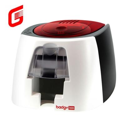 Китай Evolis Badgy100 односторонний умный пластиковый бизнес IC принтер для идентификационных карт с подключением USB продается