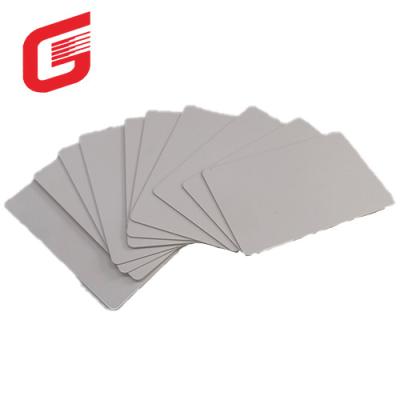 China sale customized CR80 Plastic Blank teslin ic chip Card business smart card for sale