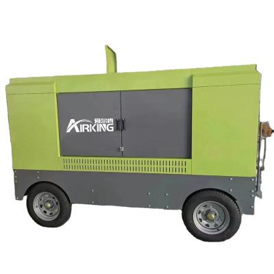 China Low Fuel Consumption 848Cfm 188psi Lubricated Diesel Air Compressor Price 194kw Mobile Compressor Air for sale