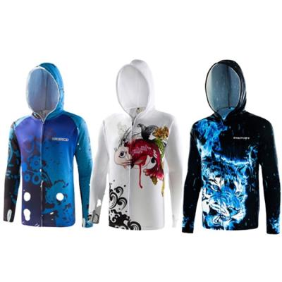 China Hot selling sublimated shirts Anti-UV upf 50 up to 5xl long sleeve UV fishing shirts daiwa with low price for sale