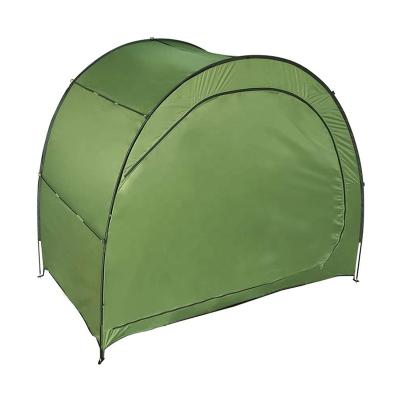 China Popular Camouflage/Field Game Garden Bike Sunshade Shed Cave Easy Set Up Outdoor Camping Bicycle Storage Tent for sale