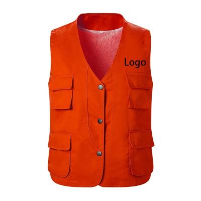 China Custom Anti-Wrinkle Vests Custom Unisex Cheap Multi Pocket Outdoor Vest For Men for sale