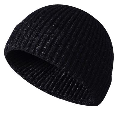 China Warm Brimless Loose Fisherman Knitted Slouchy Beanies Fashion Beanie Hats Men Women Winter Bowler Cuff Docker Hats COMMON for sale