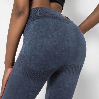 China Anti-Static Yoga Fitness Leggings Butt Lifting Yoga Pants Women Workout Yoga Pants High Elastic Gym Clothing for sale