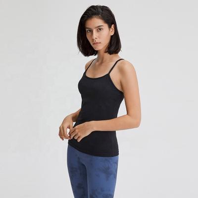 China Fashion Ladies Anti-static Tank Tops Shaping Tank Tops Women Yoga Clothes Gym Quick Dry Sportswear for sale