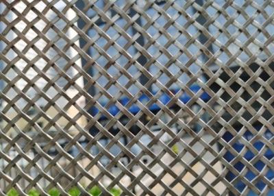 China Ceiling / Roof Copper Crimped Decorative Wire Mesh Corrosion Resistance for sale