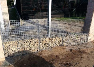 중국 Gabion 벽 얼굴이 뜨거운 담궈진 Gabion 중력 옹벽에 의하여 직류 전기를 통했습니다 판매용