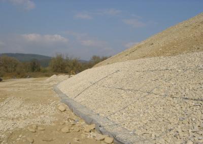 China Van de de Riviercontrole van de hellingsstabilisatie de Mand van Gabion, het Netwerk van de het Weefseldraad van de Erosiecontrole Te koop