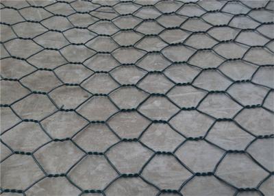 Chine Le PVC de sécurité a enduit le grillage hexagonal, durée de longue durée galvanisée de boîte de Gabion à vendre