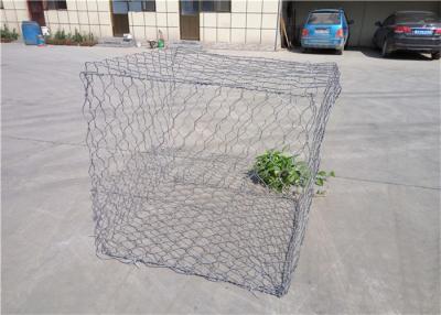 Chine Les paniers décoratifs de Gabion de couleur argentée/ont galvanisé la cage en pierre en acier à vendre