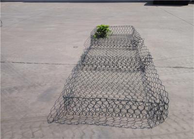 Chine Matelas enduit de Gabion de double de diaphragme de PVC Gabion PE enduit de paniers à vendre