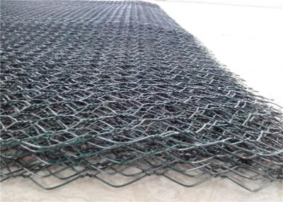 Chine Le PVC flexible a enduit la boîte de Gabion/le panier Gabion de grillage pour la protection de route à vendre