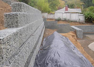 Chine Place de paniers de Gabion de mur de soutènement de sécurité ou forme hexagonale facile à installer à vendre